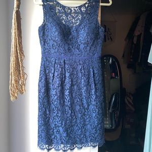 Jenny Yoo Collection - navy blue sheath dress - Size 6